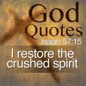 God can restore - Isaiah scripture