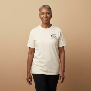 Walking in (F.O.G.) Favor of God shirt | Pocket script logo T-shirt